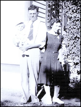 Cliff and Eva Bucher with Dale about 1941